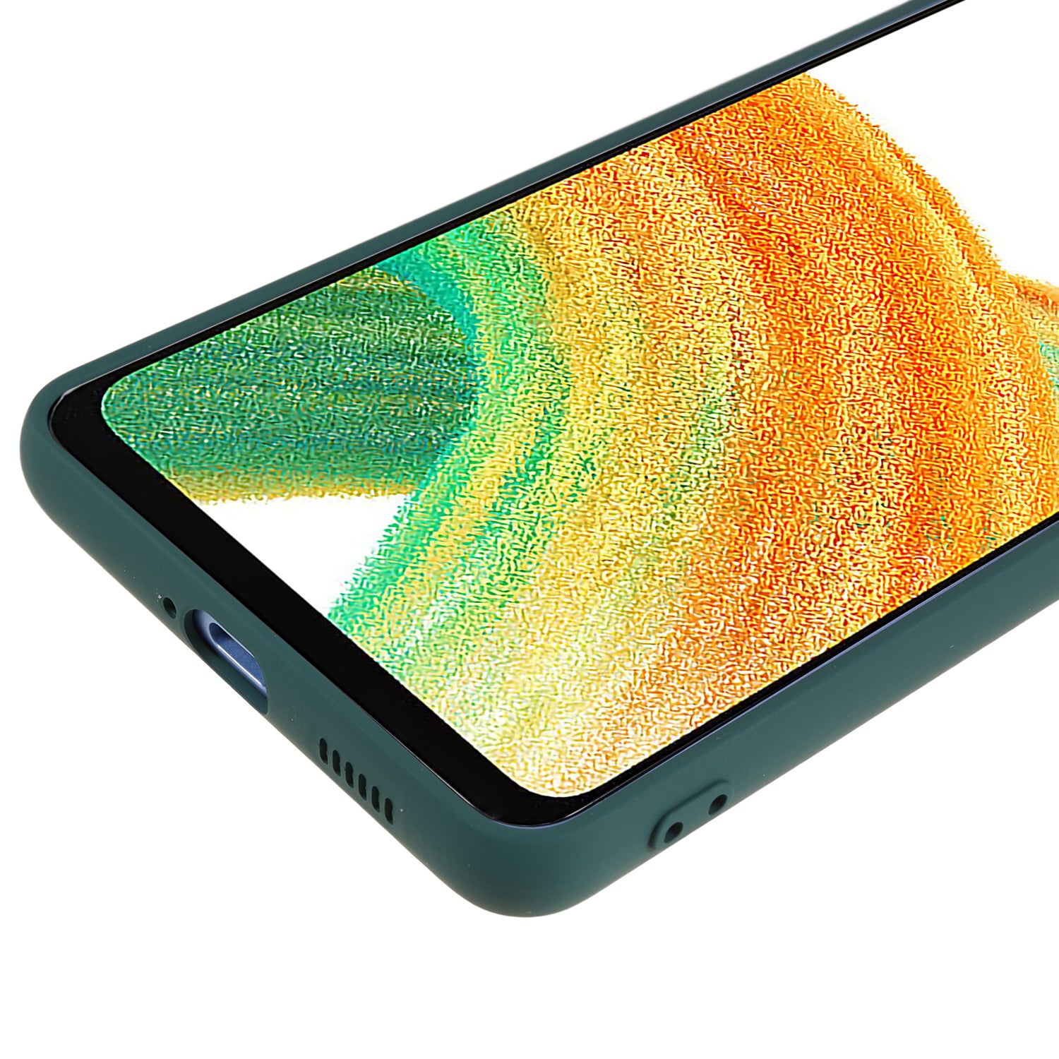 TPU Phone Case for Samsung Galaxy A33 5G Rubberized Anti-Slip Cover with Soft Fiber Lining TPU Phone Case for Samsung Galaxy A33 5G Rubberized Anti-Slip Cover with Soft Fiber Lining